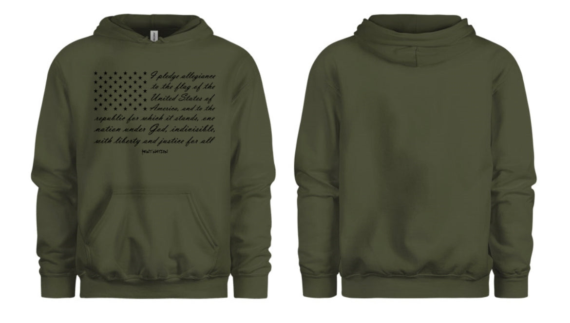 Pledge of Allegiance Kids Hoodie