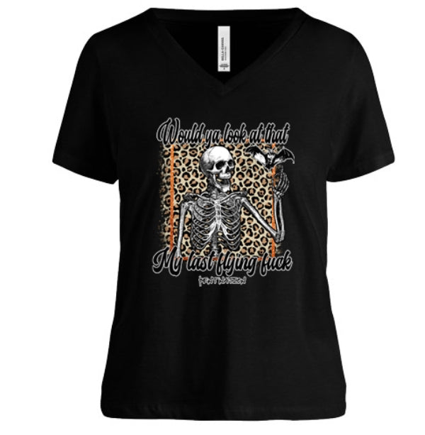Would You Look at That My Last Flying F*ck Women's V-Neck