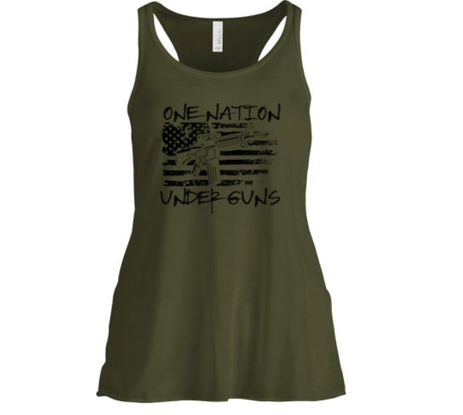 One Nation Under Guns Women's Tank Top