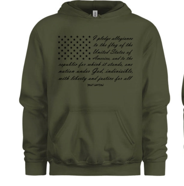 Pledge of Allegiance Kids Hoodie