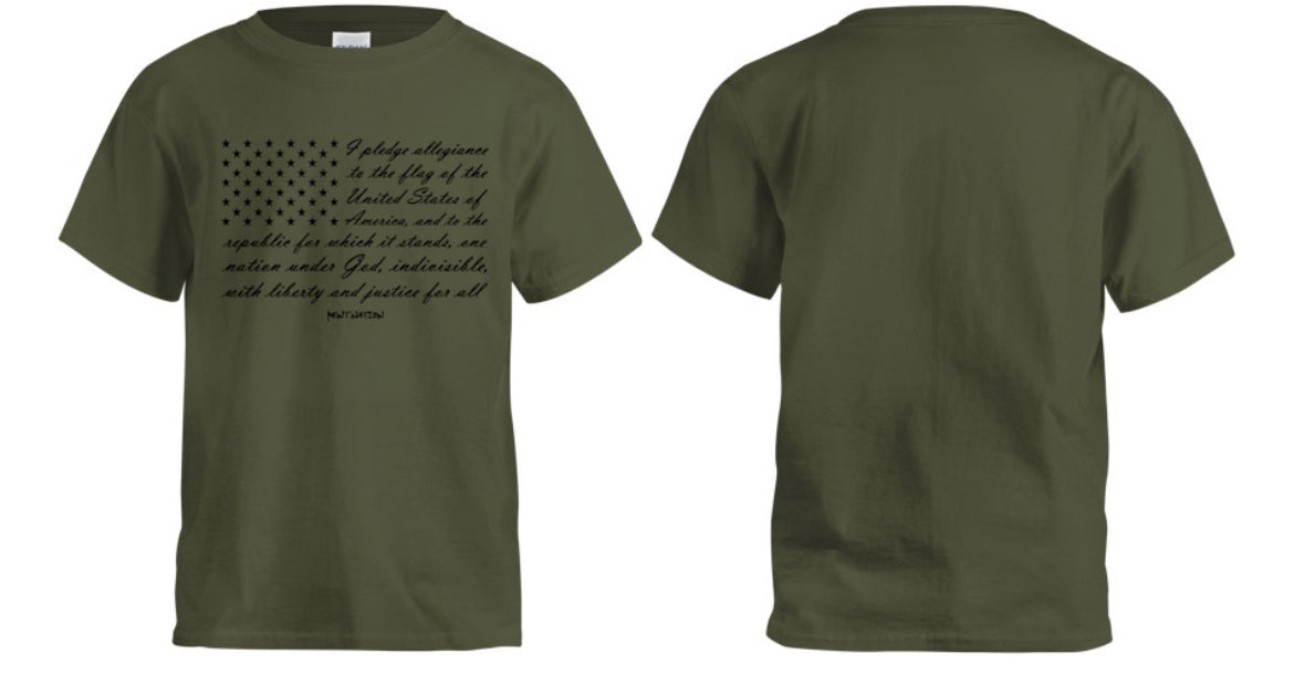 Pledge Of Allegiance Kids T-Shirt