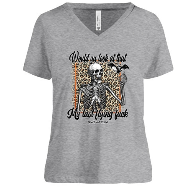 Would You Look at That My Last Flying F*ck Women's V-Neck
