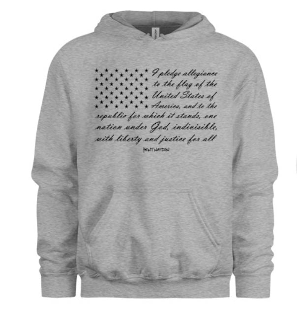 Pledge of Allegiance Kids Hoodie