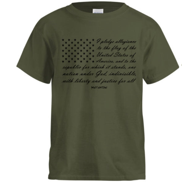 Pledge Of Allegiance Kids T-Shirt