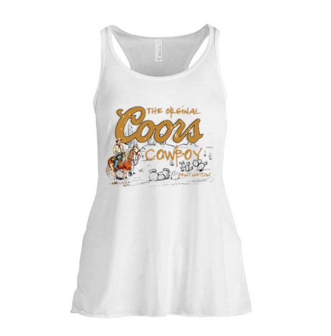 The Original Coors Cowboy Women's Tank Top