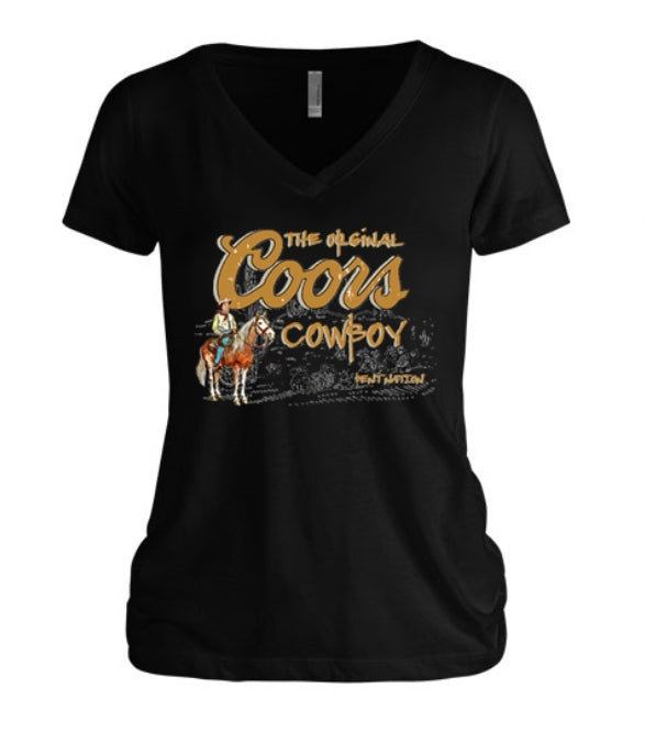 The Original Coors Cowboy Women's V-Neck