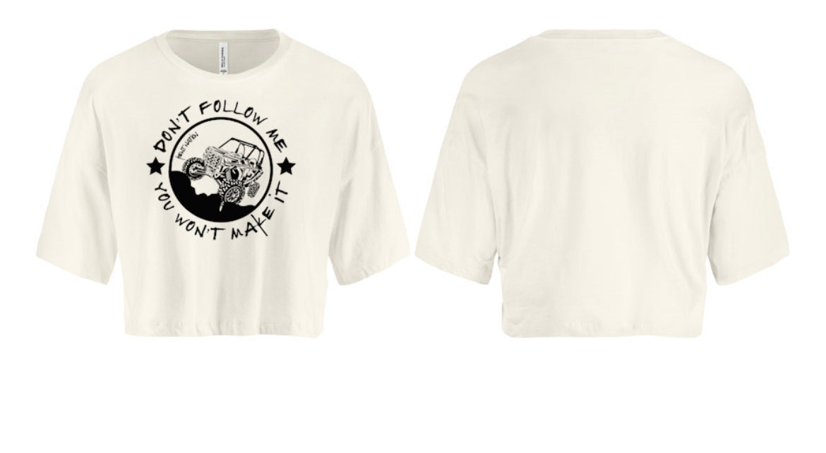 Don't Follow Me RZR Women's Crop Top