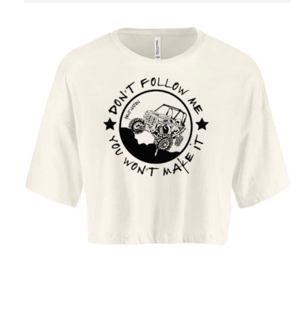 Don't Follow Me RZR Women's Crop Top