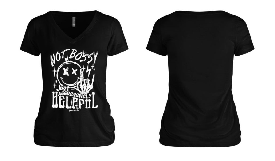 Aggressively Helpful Women's V-Neck