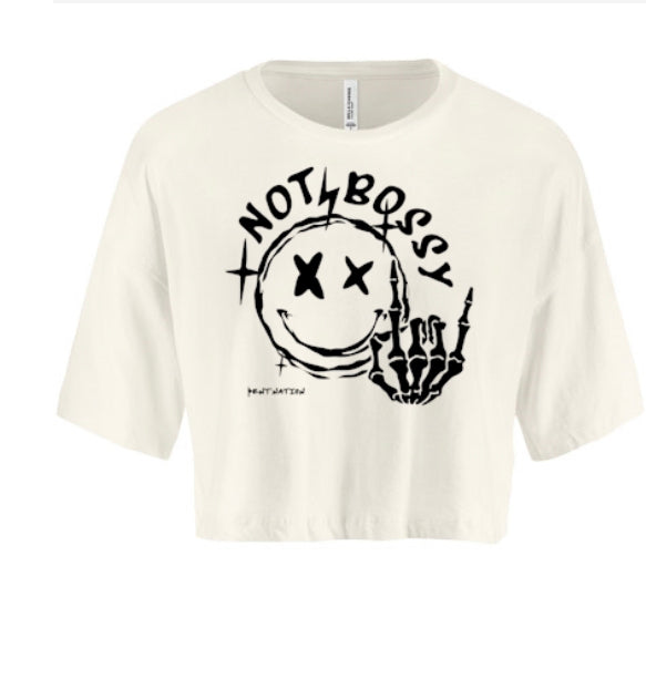 Not Bossy Women's Crop Top