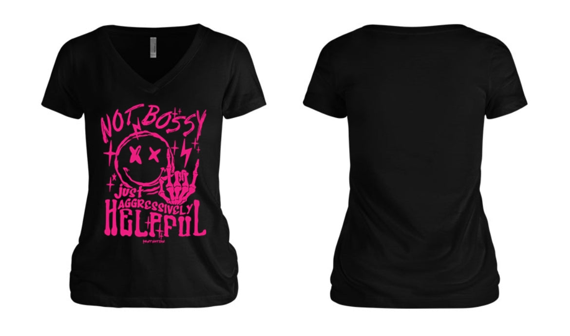 Aggressively Helpful Women's V-Neck