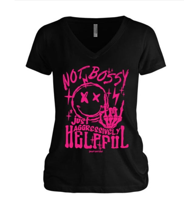 Aggressively Helpful Women's V-Neck