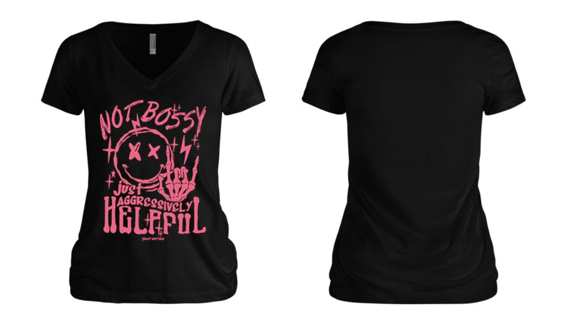 Aggressively Helpful Women's V-Neck