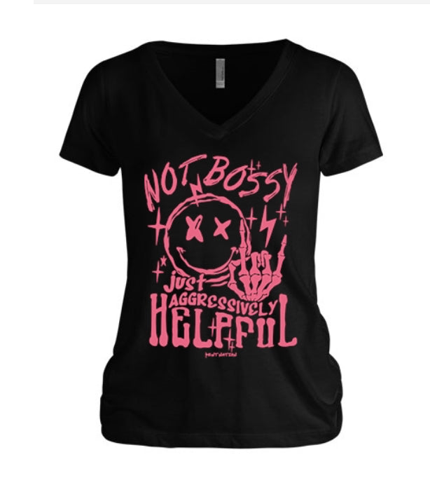Aggressively Helpful Women's V-Neck