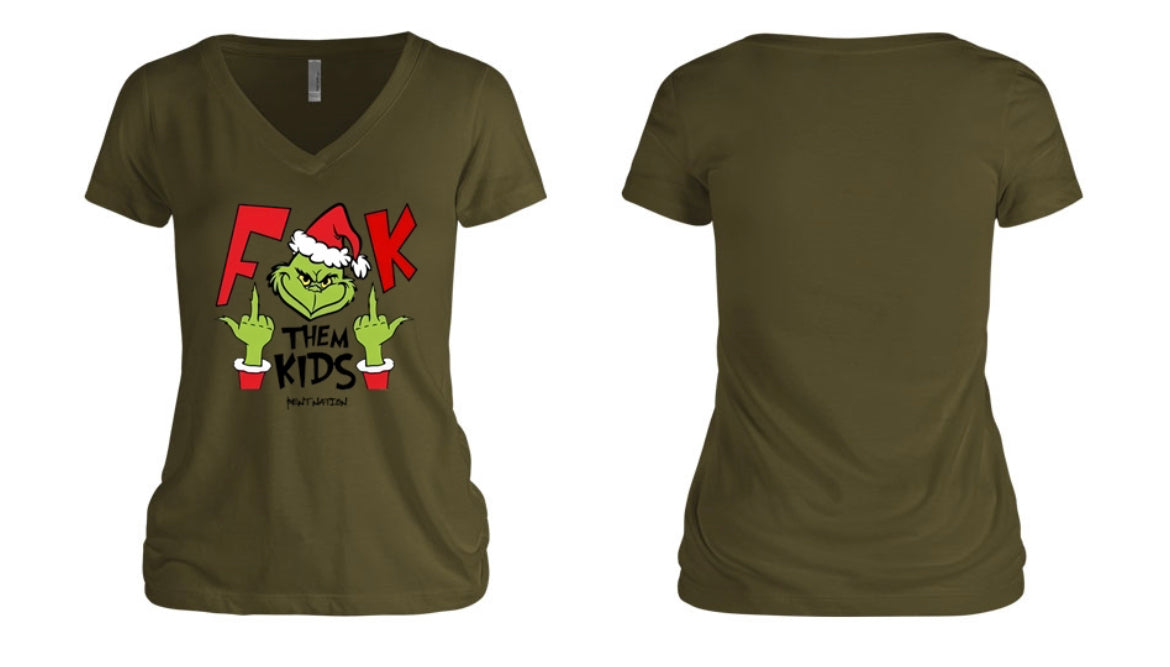 F*k Them Kids Women's V-Neck