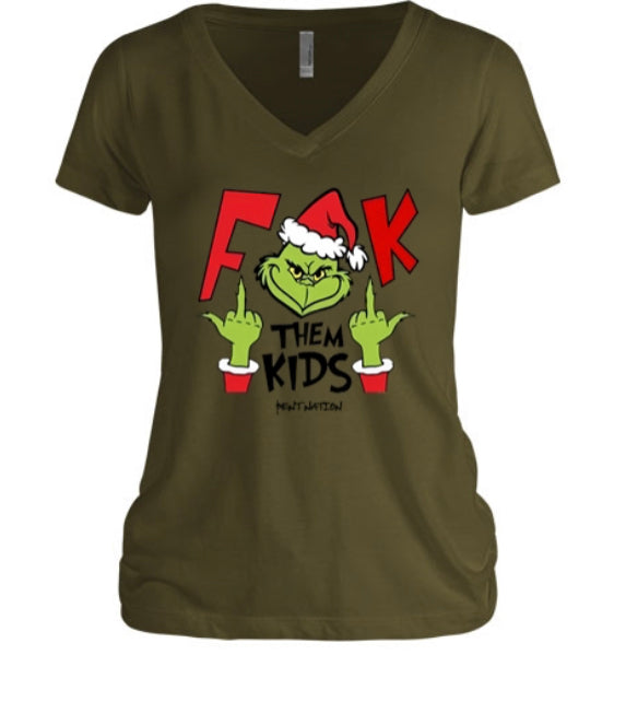 F*k Them Kids Women's V-Neck