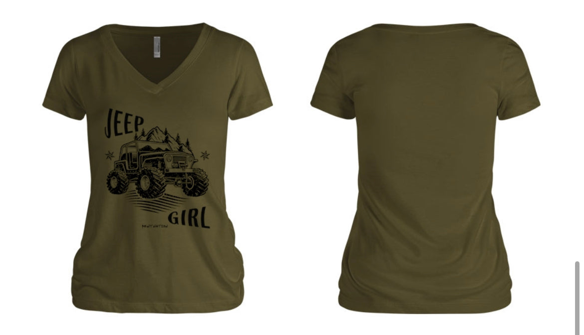 Jeep Girl Women's V-Neck