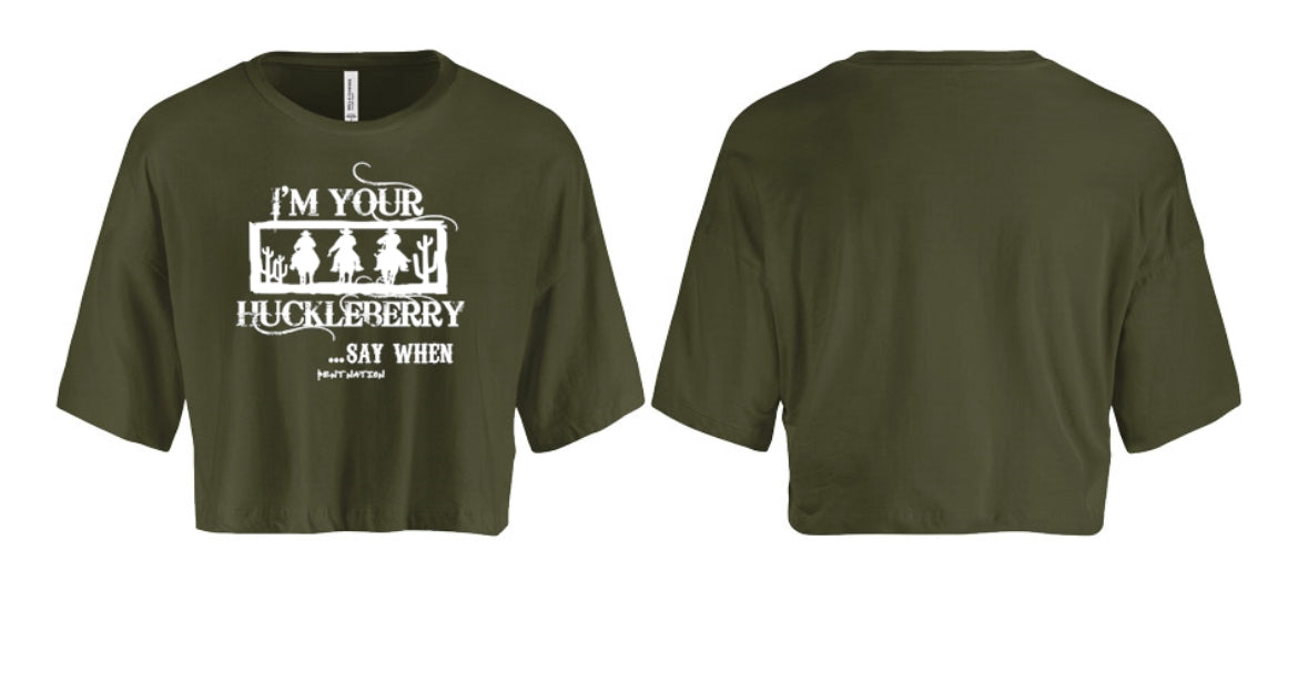 I'm Your Huckleberry Women's Crop Top