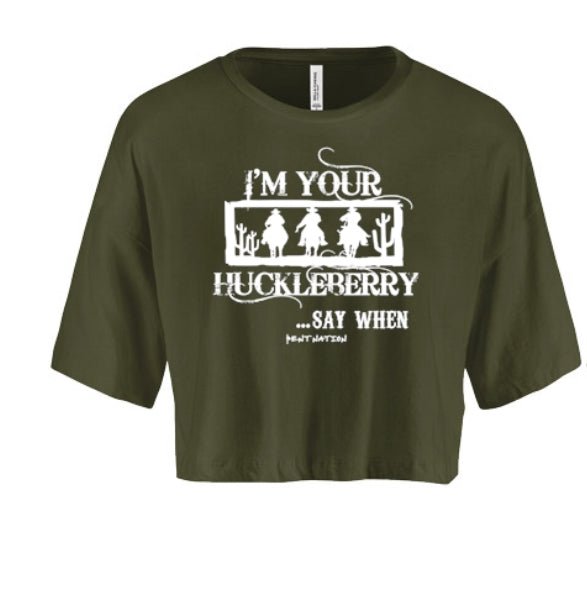 I'm Your Huckleberry Women's Crop Top