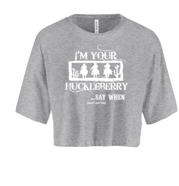I'm Your Huckleberry Women's Crop Top