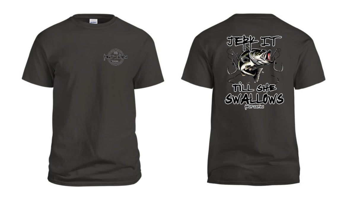 Jerk It Till' She Swallows Men's T-Shirt