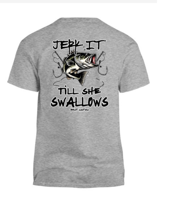 Jerk It Till' She Swallows Men's T-Shirt