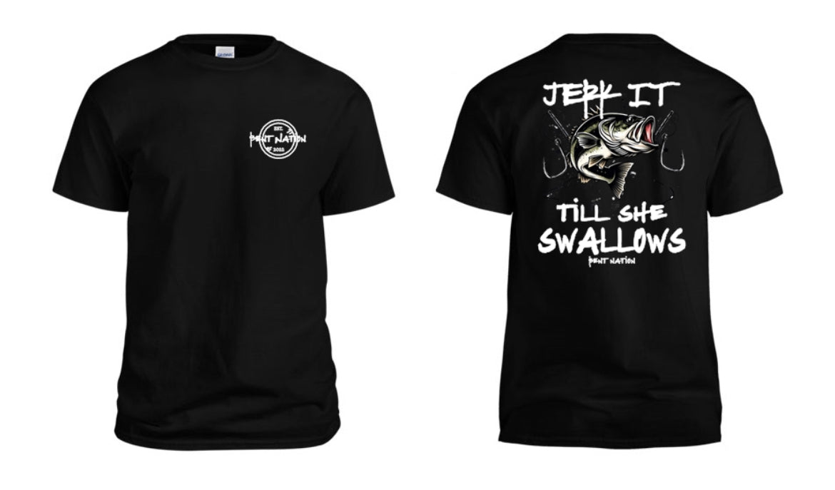 Jerk It Till' She Swallows Men's T-Shirt