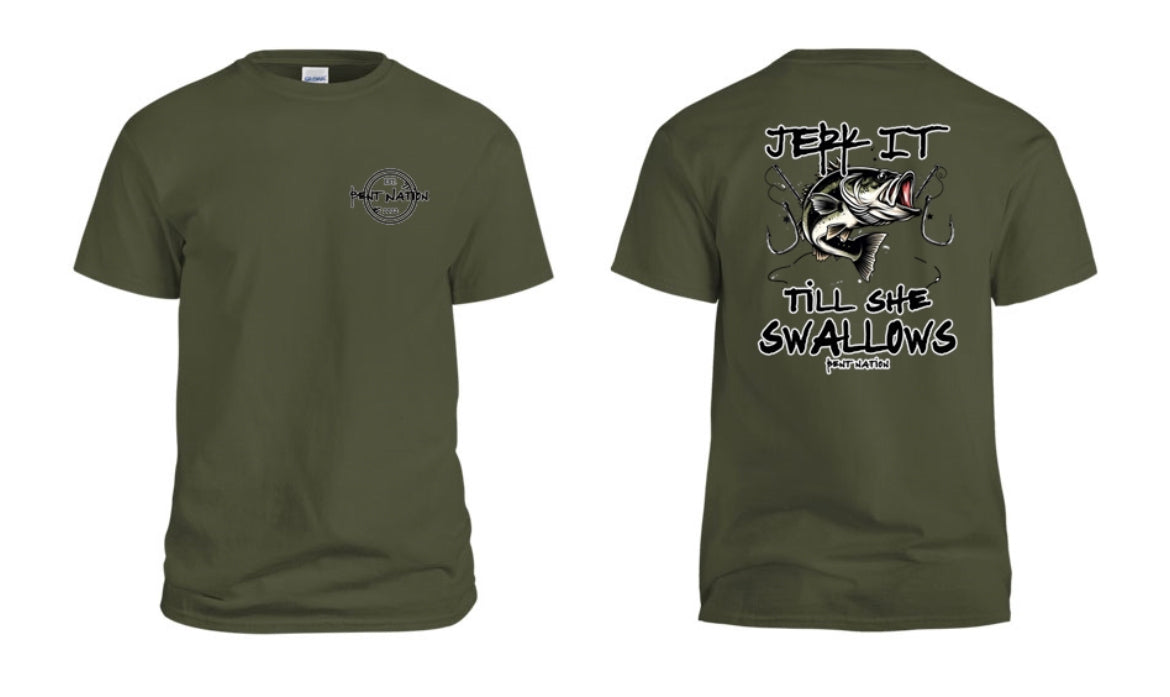 Jerk It Till' She Swallows Men's T-Shirt