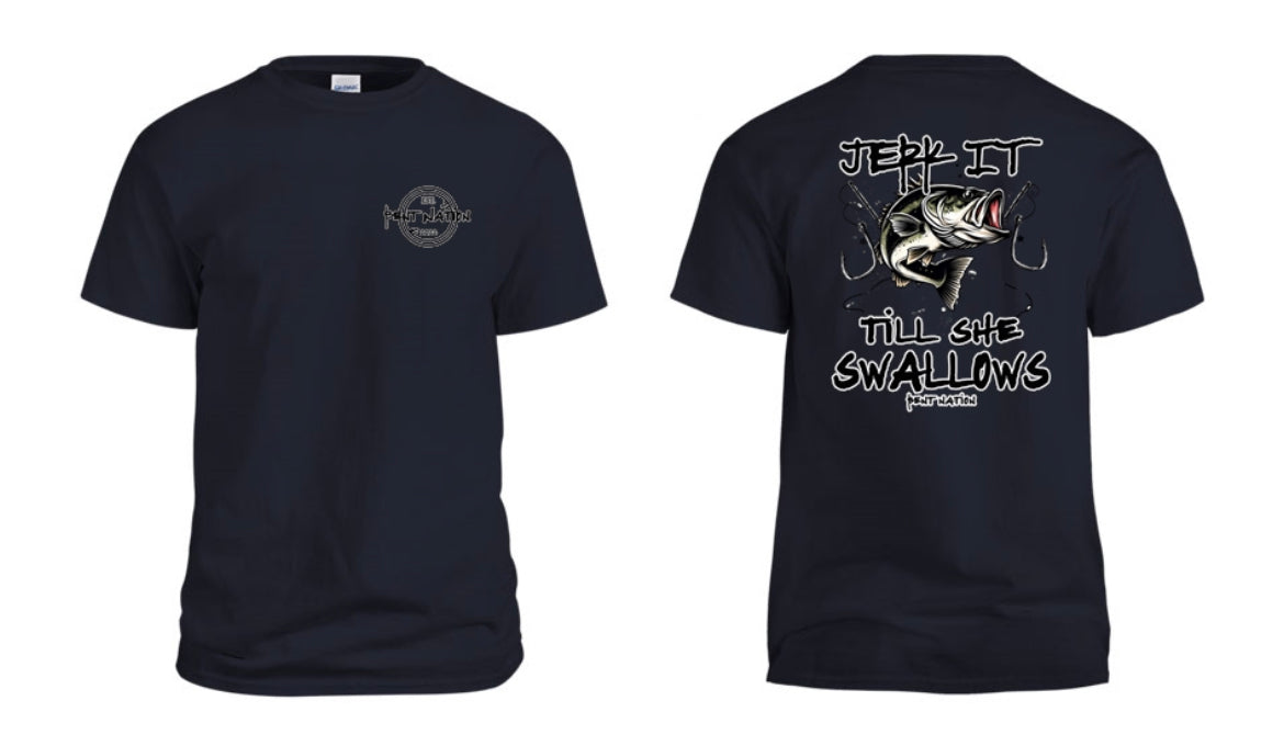 Jerk It Till' She Swallows Men's T-Shirt