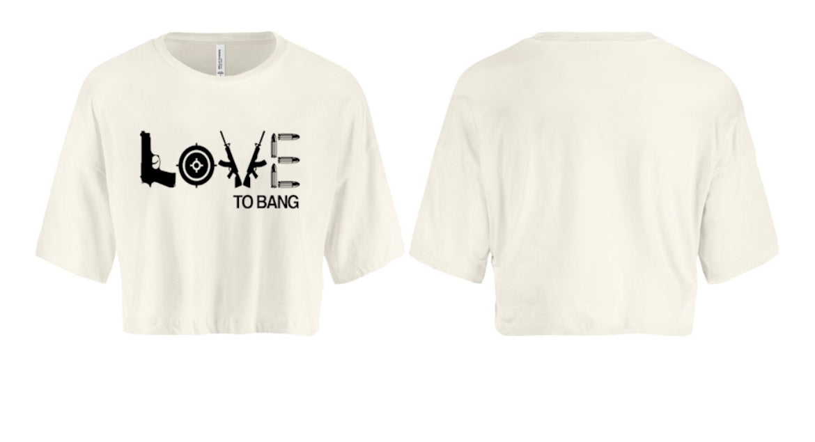 Love To Bang Women's Crop Top