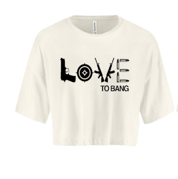 Love To Bang Women's Crop Top