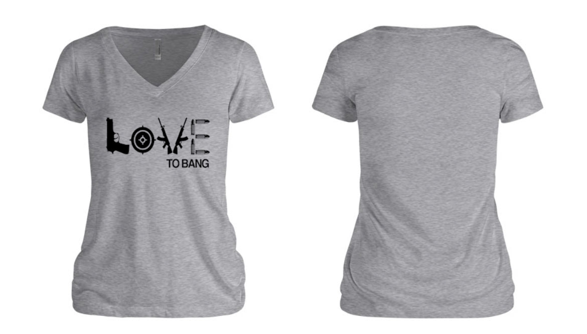 Love To Bang Women's V-Neck