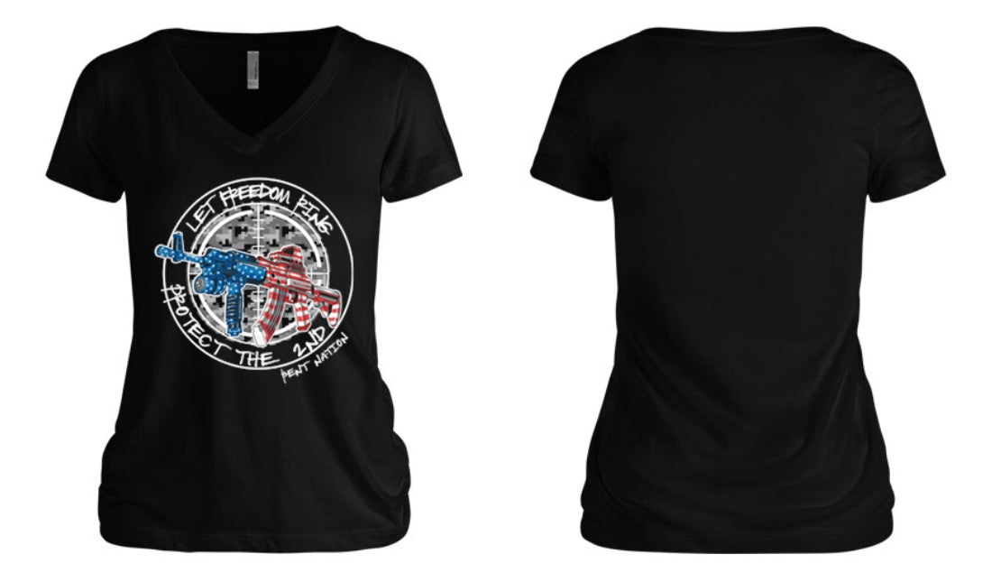 Let Freedom Ring Women's V-Neck