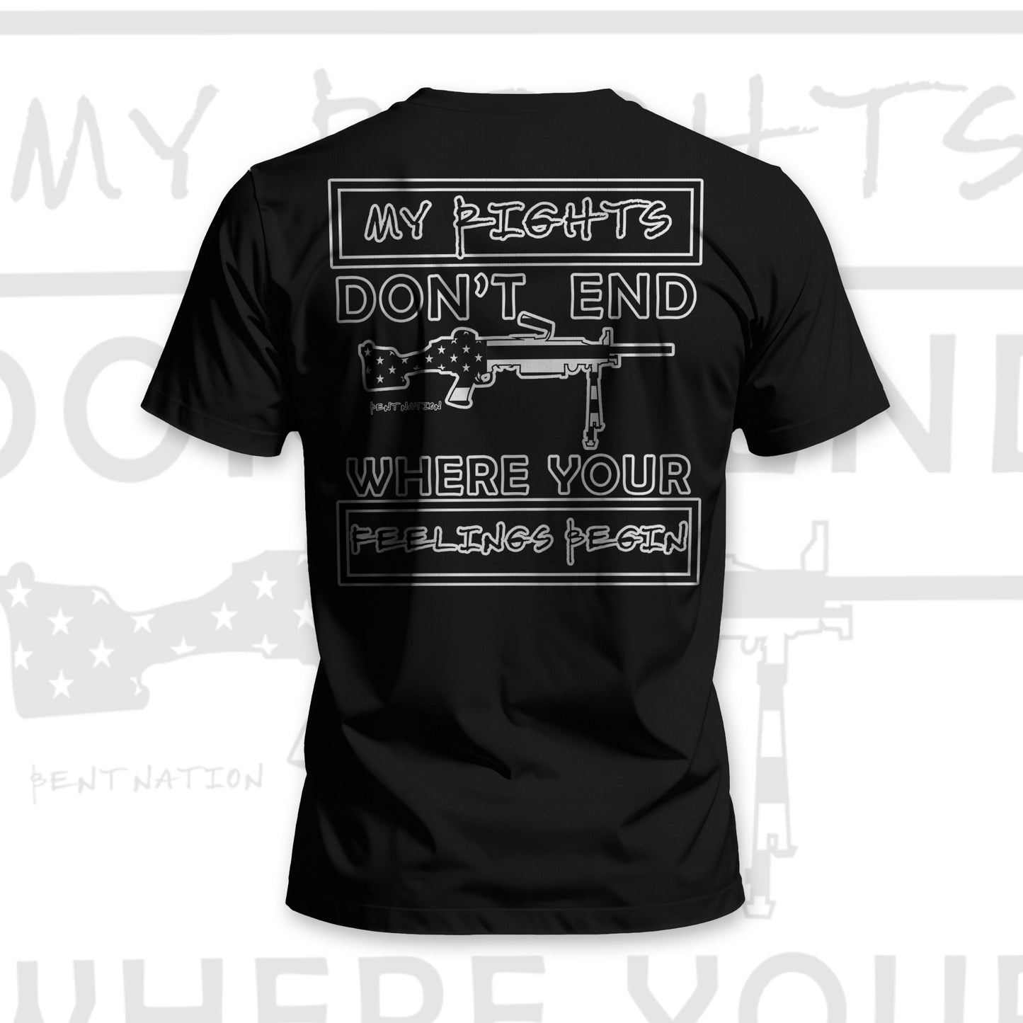 My Rights Don't End Where Your Feelings Begin Men's T-Shirt