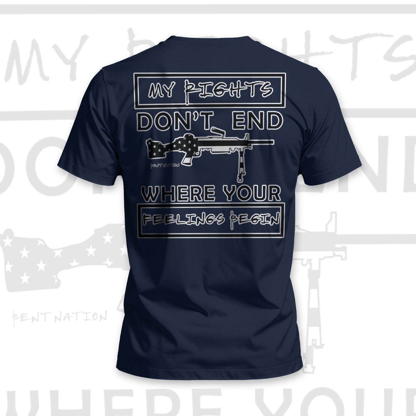 My Rights Don't End Where Your Feelings Begin Men's T-Shirt