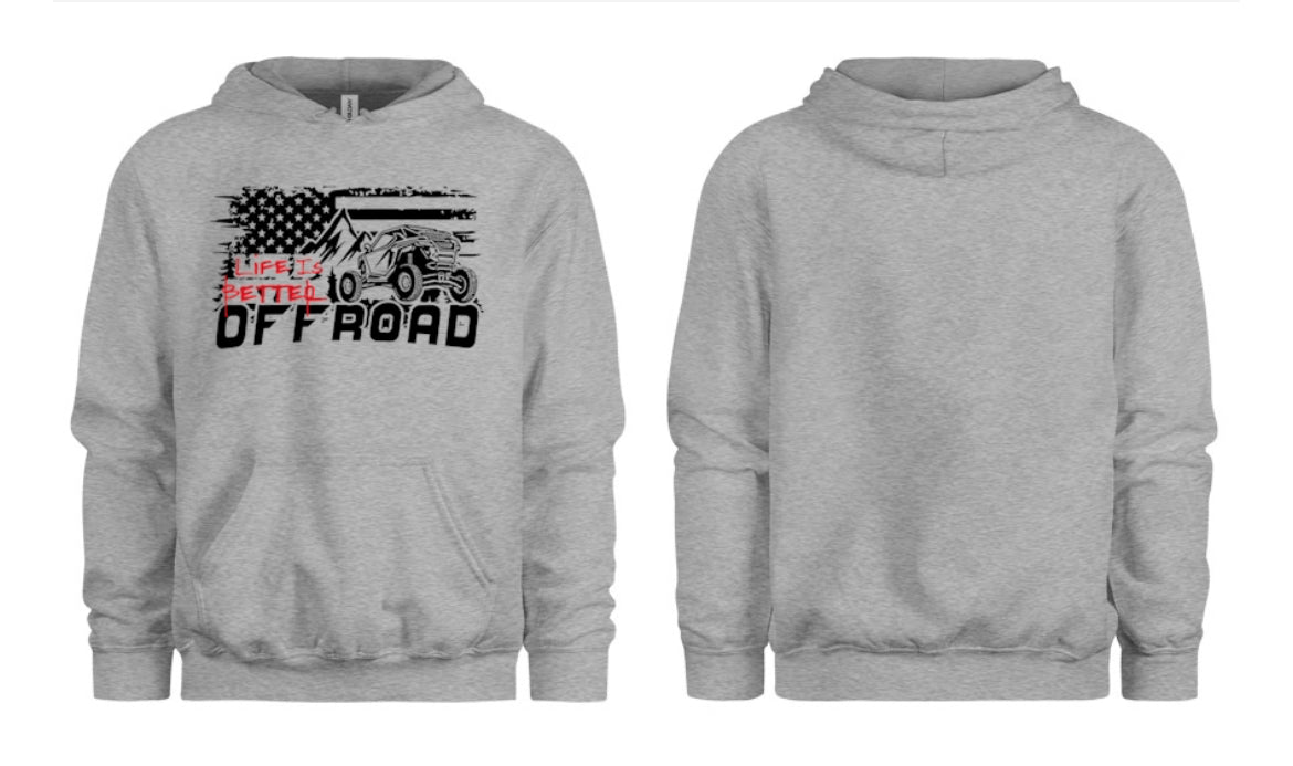Life Is Better Off Road Kids Hoodie