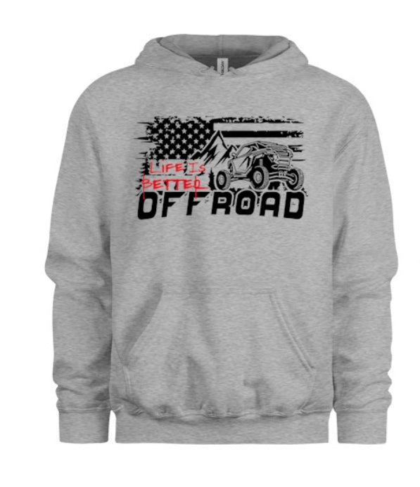 Life Is Better Off Road Kids Hoodie