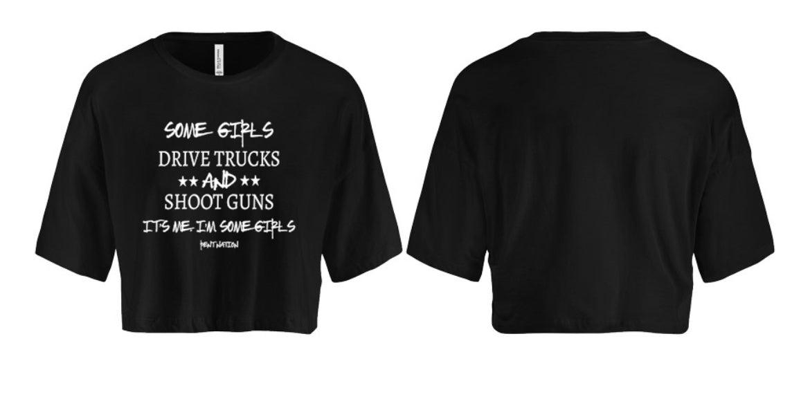 Some Girls Drive Trucks Women's Crop Top