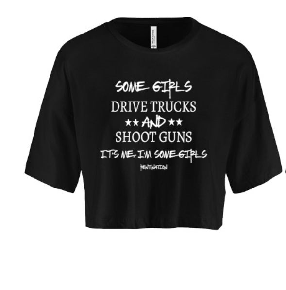 Some Girls Drive Trucks Women's Crop Top