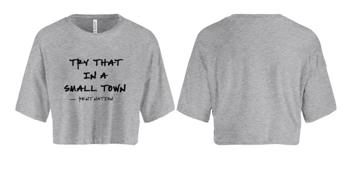 Try That In A Small Town Women's Crop Top