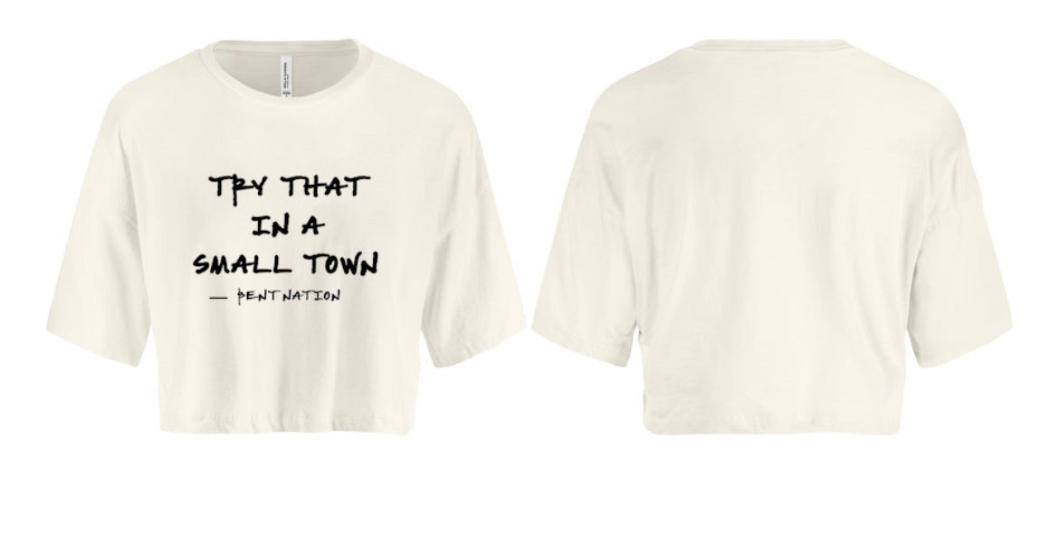 Try That In A Small Town Women's Crop Top