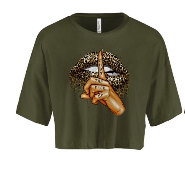 Shut The F*ck Up Women's Crop