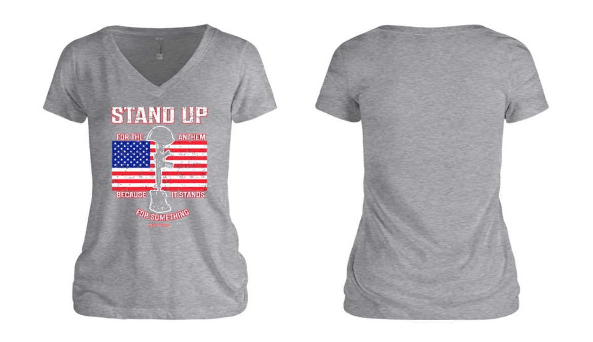 Stand Up For The Anthem Women's V-Neck