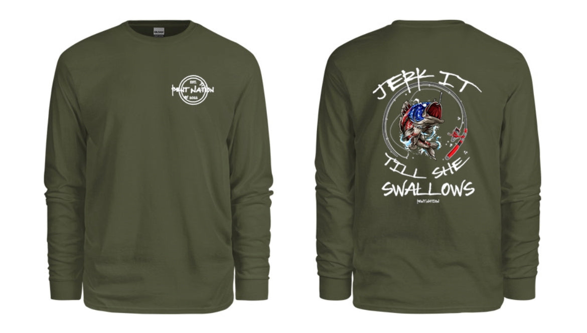 Jerk It Men's Long Sleeve Shirt