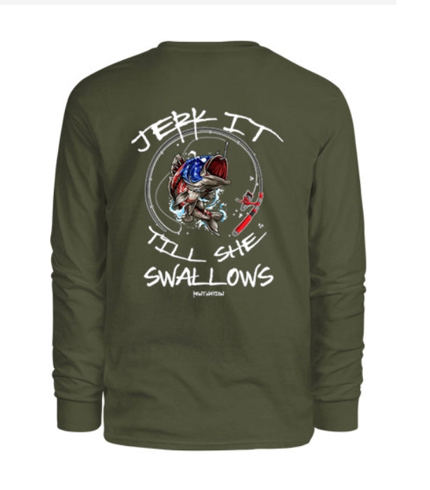 Jerk It Men's Long Sleeve Shirt