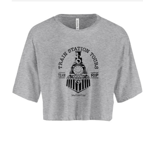 Train Station Tours Team Rip Women's Crop Top