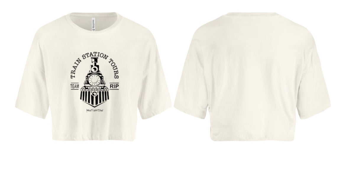 Train Station Tours Team Rip Women's Crop Top