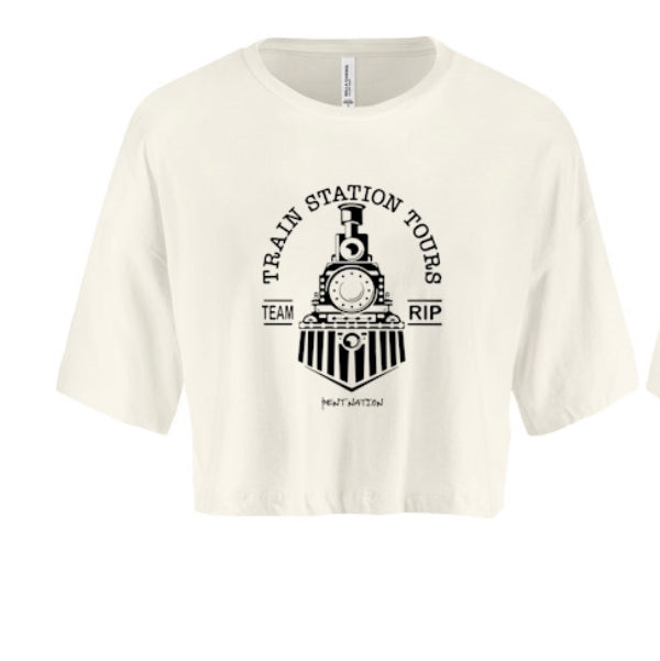 Train Station Tours Team Rip Women's Crop Top