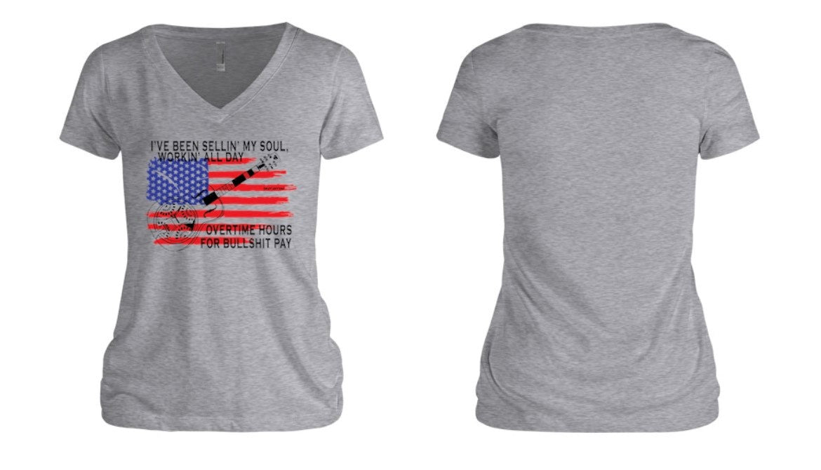 Sellin' My Soul Women's V-Neck