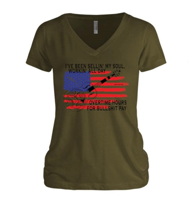 Sellin' My Soul Women's V-Neck